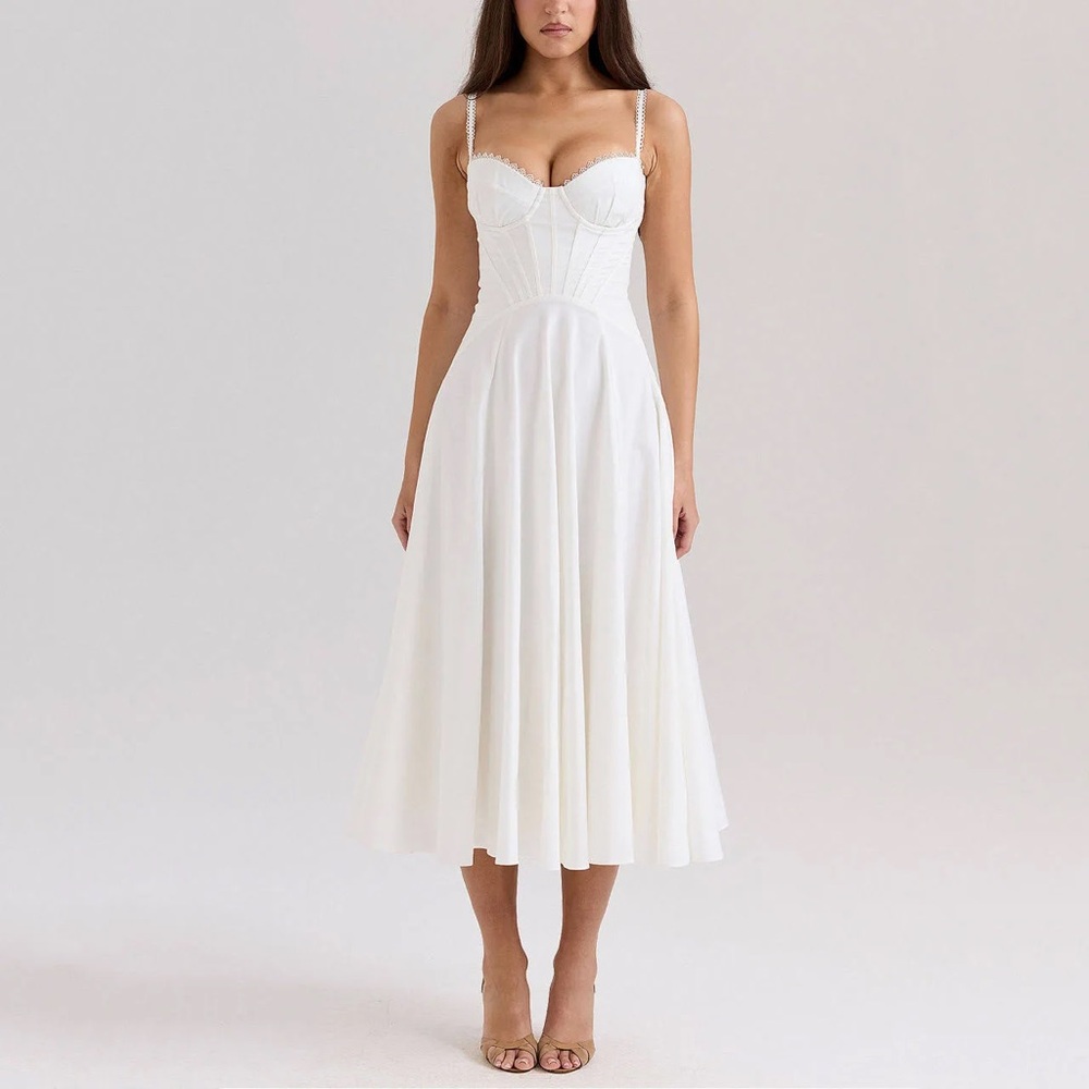 House of CB Steffani Corset Midi Sundress